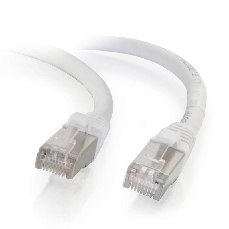 14FT CAT6 SNAGLESS STP CABLE-W