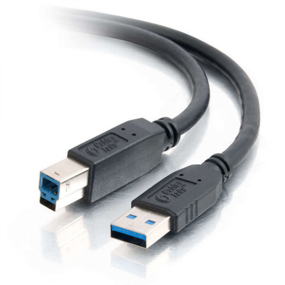 ProAVTechStore C2G 54174 6.6ft USB 3.0 A Male to B Male Cable, Black C2G Video Conference - Accessory