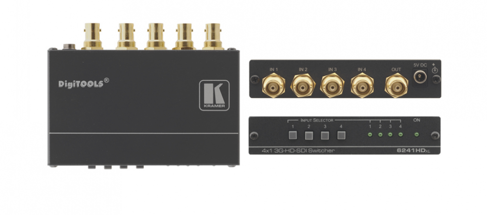 Kramer - 4x1 3G HD–SDI Switcher - 6241 HDxl