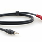 Kramer C-A35M/2RAM-3 - 3.5mm (M) to 2 RCA (M) Breakout Cable - 3'