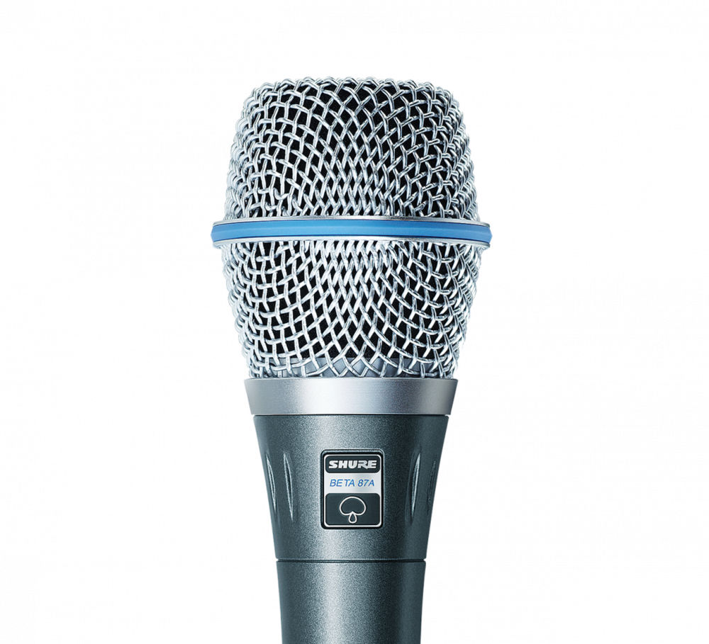 Shure BETA87A Supercardioid Condenser, for Handheld Vocal Applications
