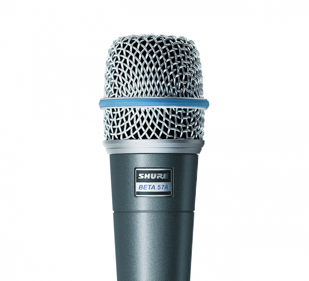 Shure BETA 57A  Supercardioid Dynamic Instrument Microphone with High-output Neodymium Element - BETA 57A