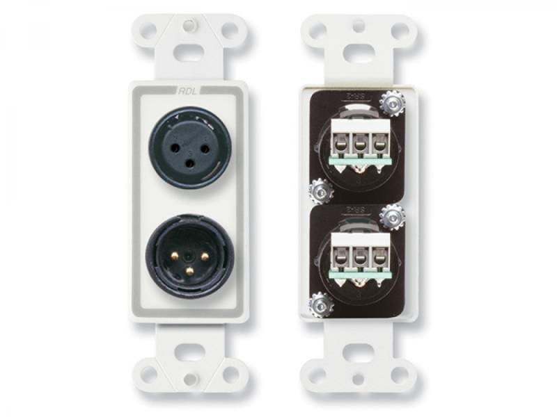 Plate with single 3-Pin XLR