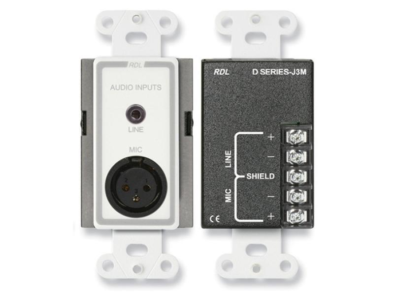 Mic/Line Input Assembly - XLR,