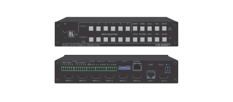 6x2 4K60 4:2:0 HDMI/HDBaseT Lo