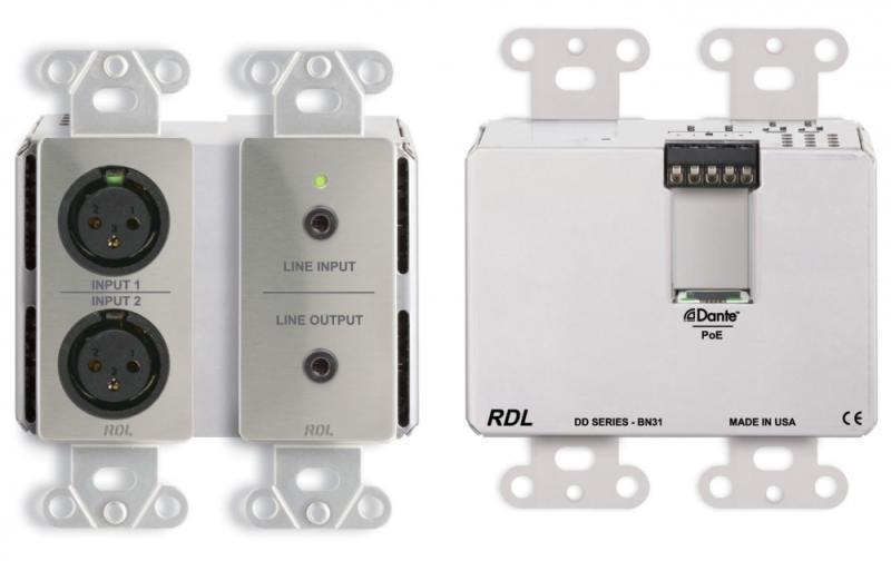 Bi-Directional Mic/Line Dante