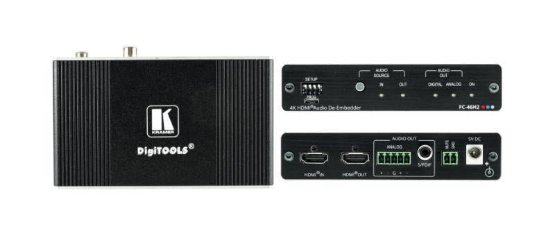 4K HDR HDMI audio de-embedder