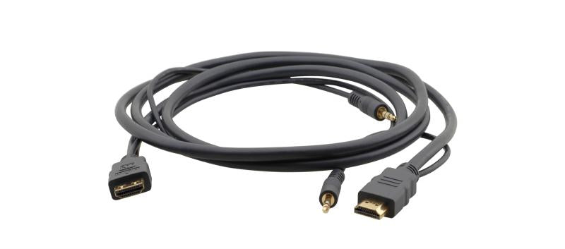 10' HS HDMI Flex Cable-E/3.5mm