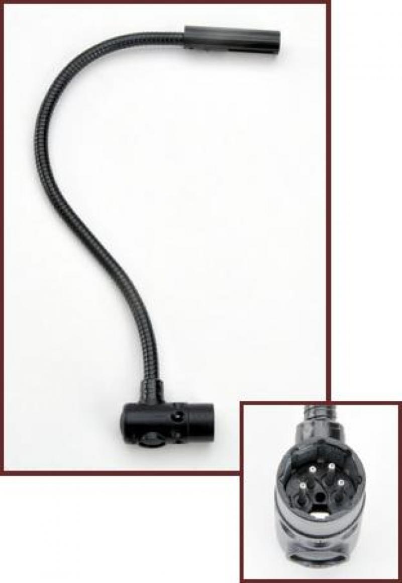 18" 2.4W Gooseneck Lamp w/XLR