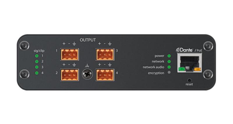 4CH MIC/LINE OUT-DNTE,1/3RU,BL
