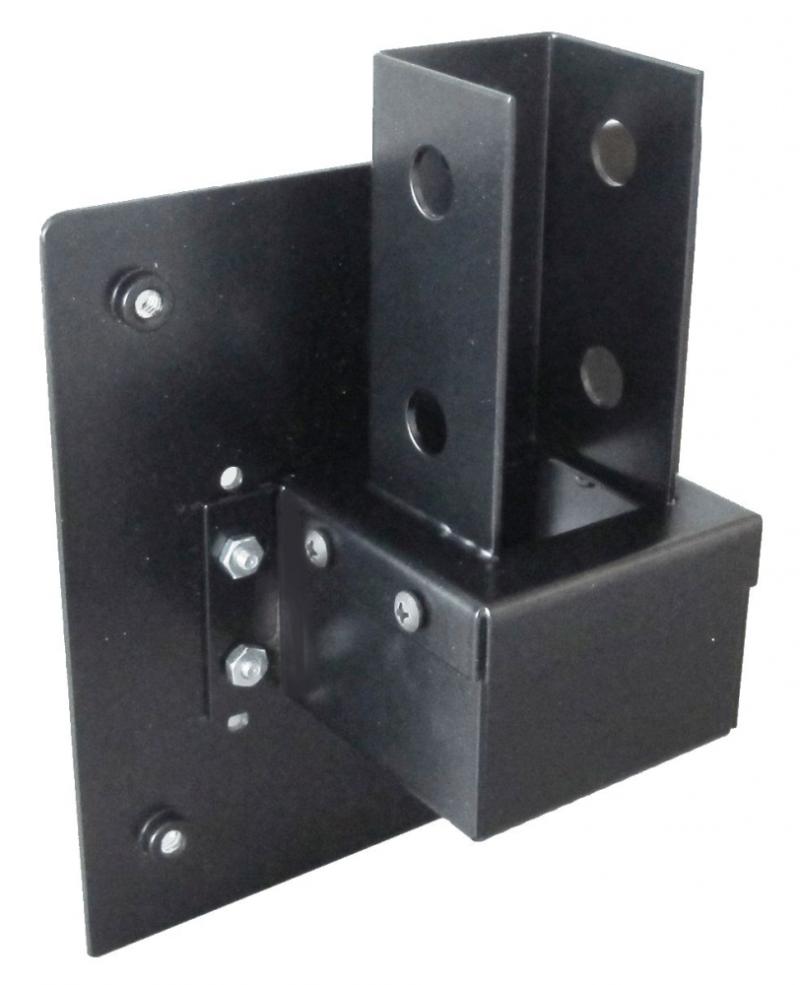 Black Finish Unistrut Back Pla