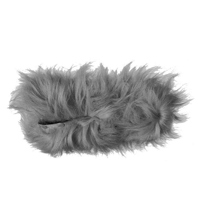 Long hair wind muff for use wi