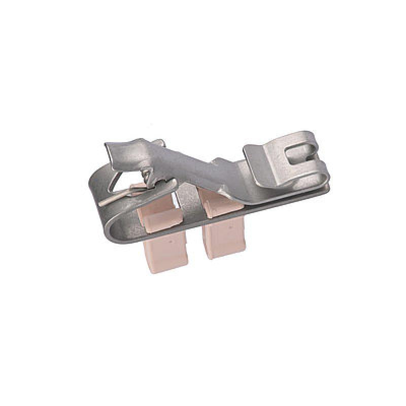 Dual post tie clip for MKE pla