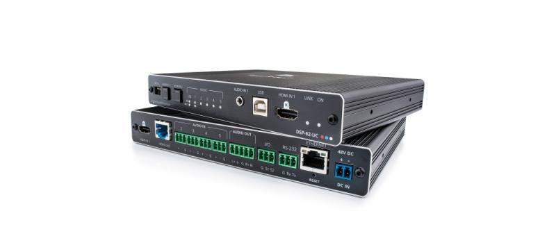 6x2 PoE Audio Matrix DSP with