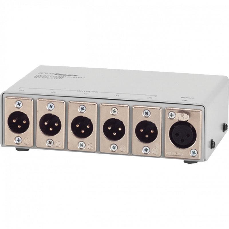 1x5 2-Channel 3pin XLR T PS