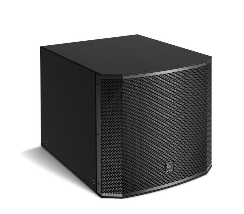 18" subwoofer indoor, black. N