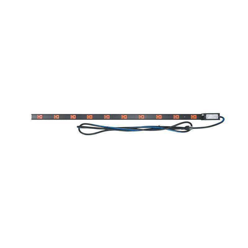 PD THIN,1-15A CIR,10 OUT,CORD