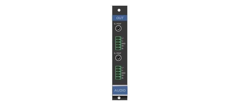 2 channels Audio Analog & Digi
