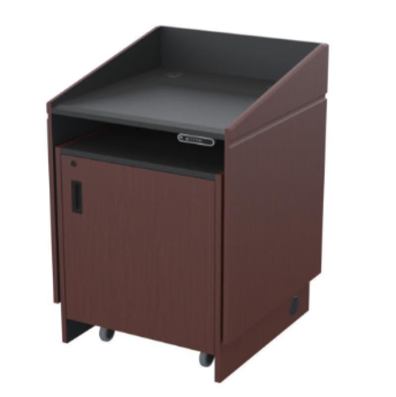 Electric Lift Lectern, Roll-ab