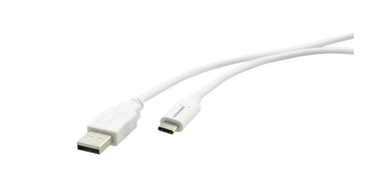USB 2.0 C(M) to A(M) Cable-6ft