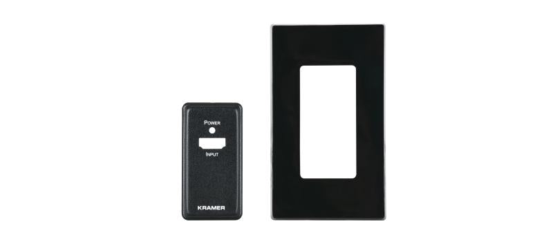 Black Frame and Faceplate Set