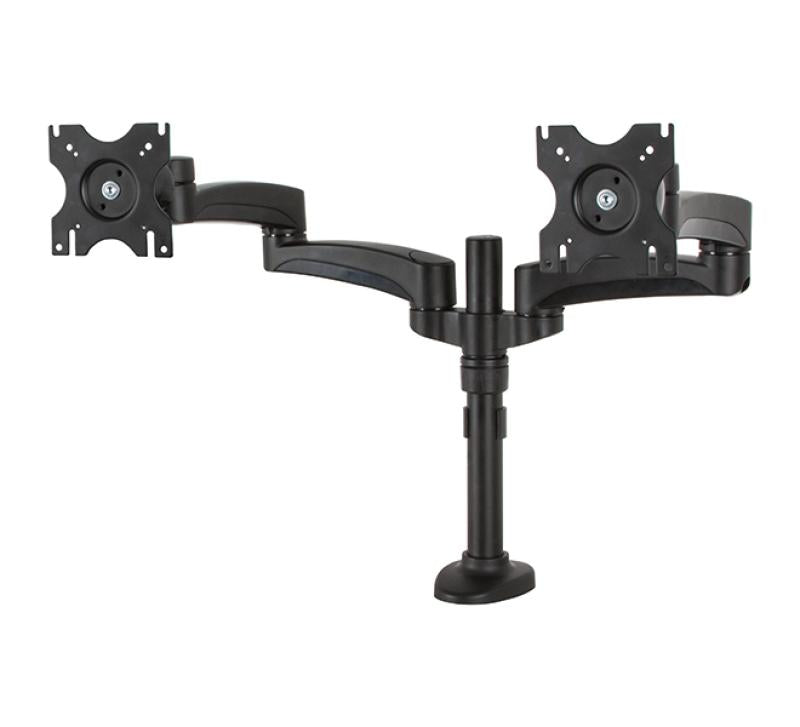 Twin Flat Screen Desk Mount wi