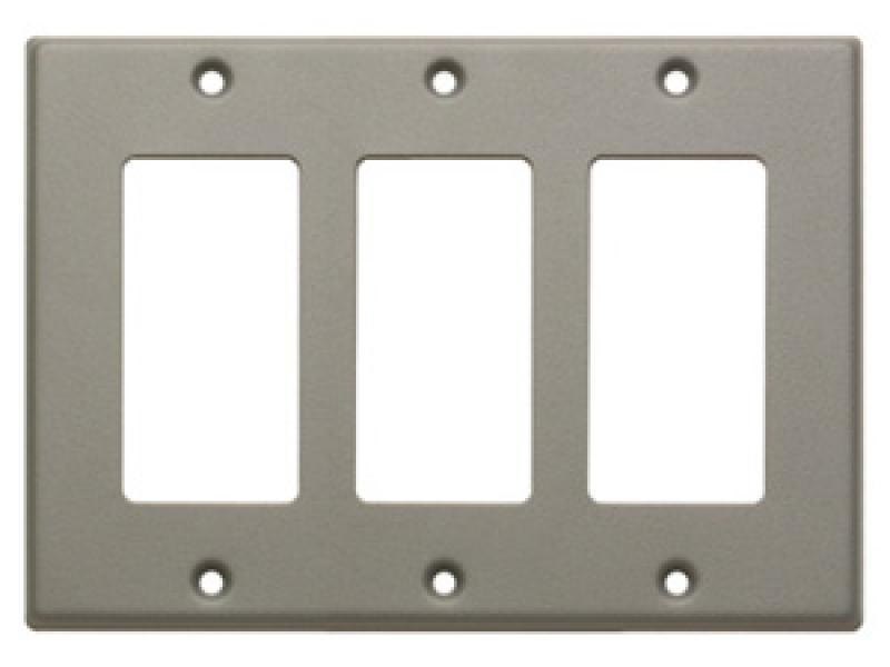 Triple Cover Plate - gray