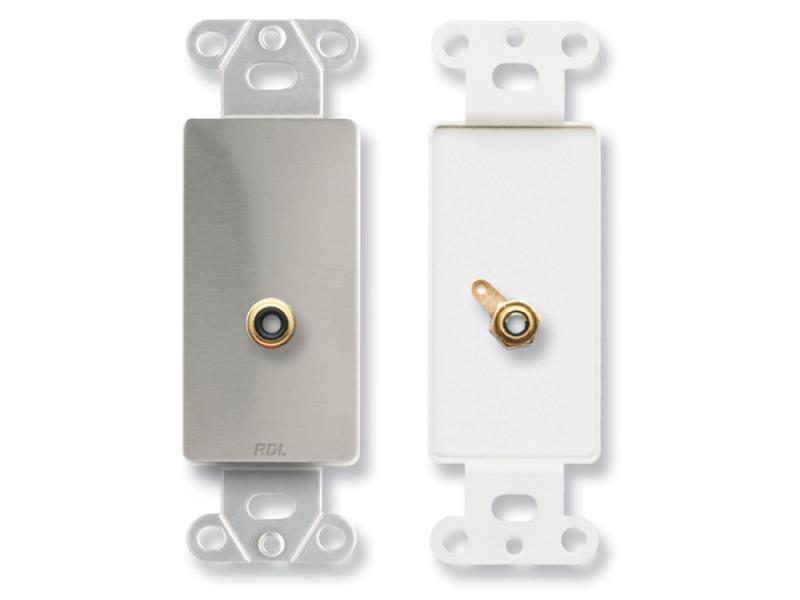 Plate with Single Phono Jack