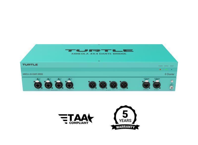 Mineola 4x4 Dante Audio Bridge