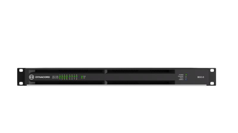 8-channel networked DSP amplif