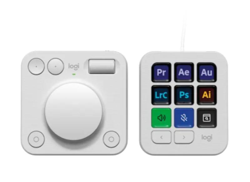 MX Creative Console (Pale Grey