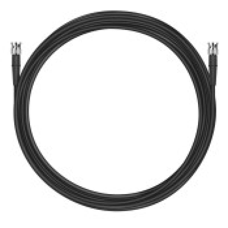 Low damping coaxial cable with