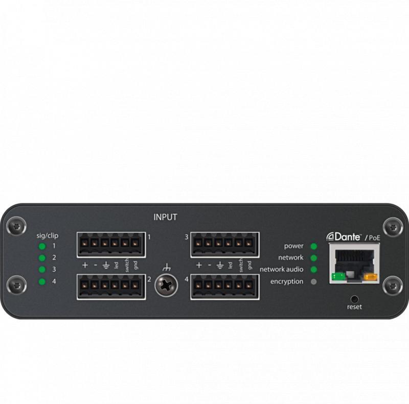 4-Input, Block connectors, Mic