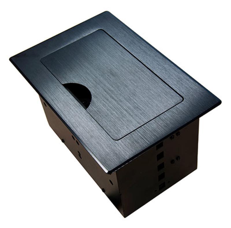 Table Top Cable Well Black