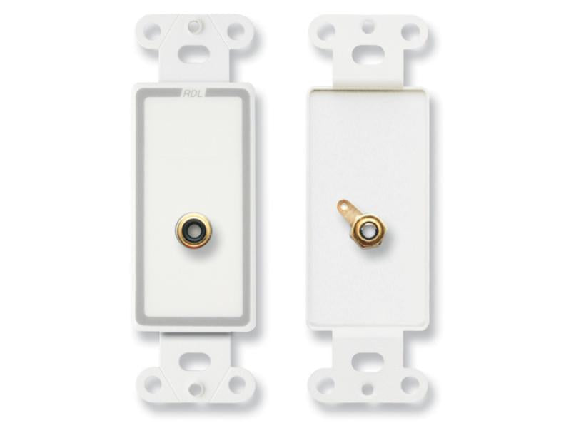 Plate with Single Phono Jack