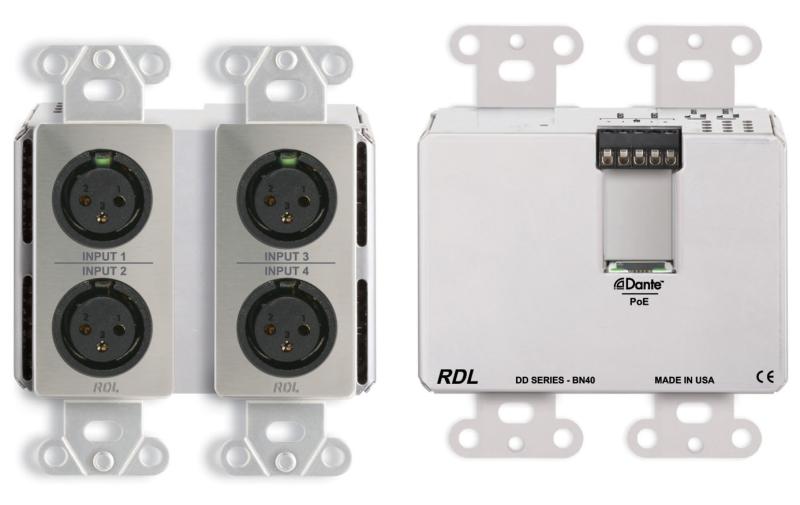 Bi-Directional Mic/Line Dante