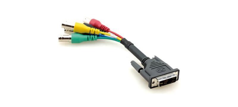 1' DVI-A(M) to 5 BNC(F) Cable