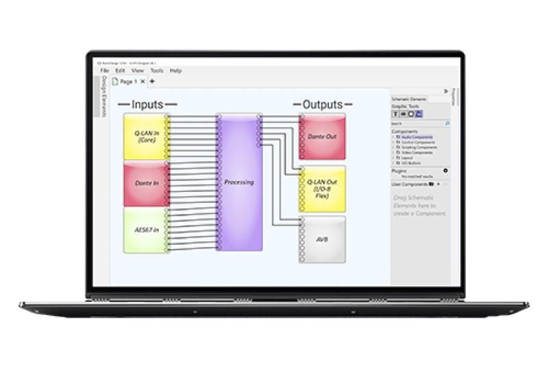 QSC Q-SYS Software-based Dante