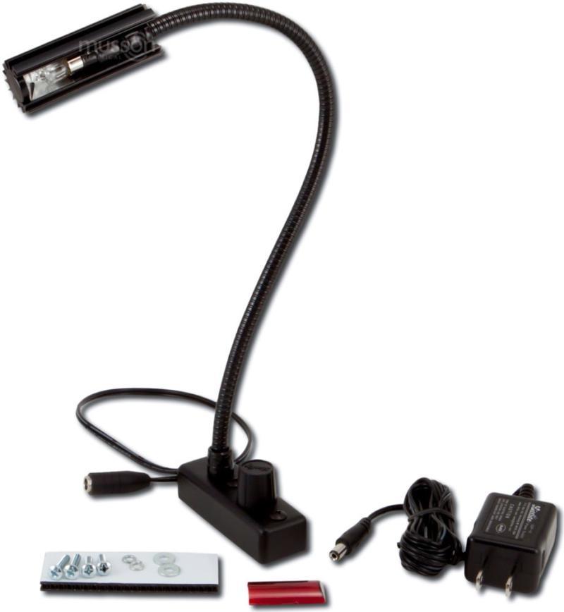 12" 5W Gooseneck Lamp w/pwr