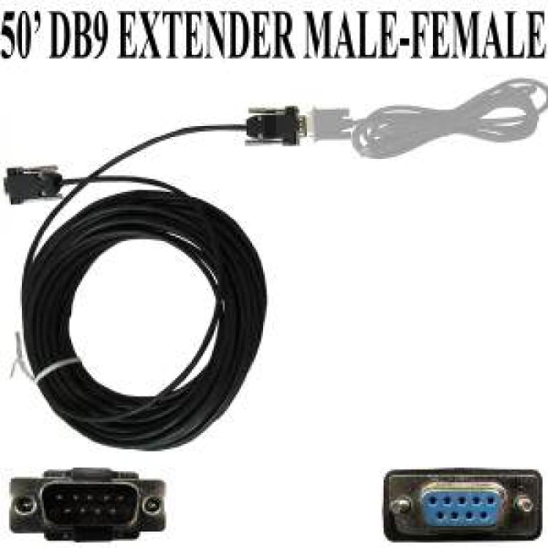 SERIAL DB9 MALE TO FEMALE STRA