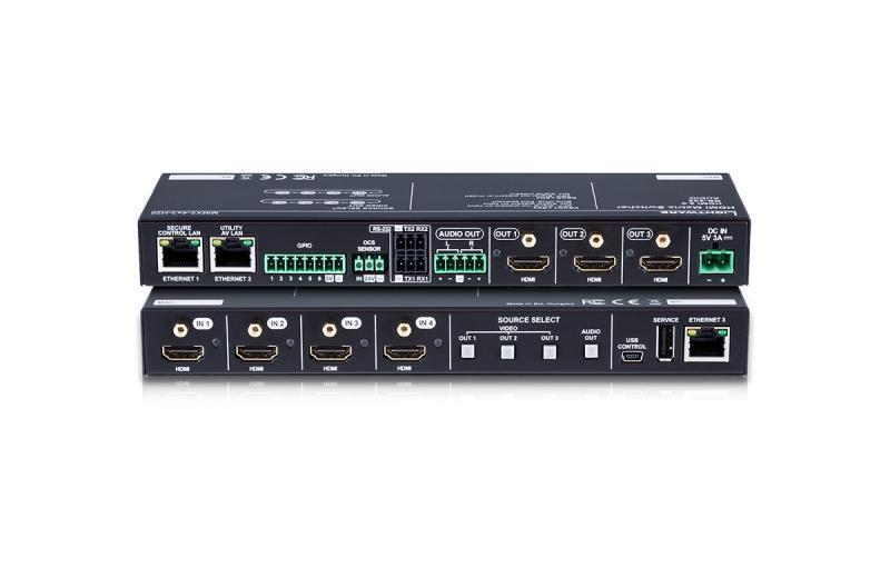 4x3 HDMI 2.0 matrix switcher.