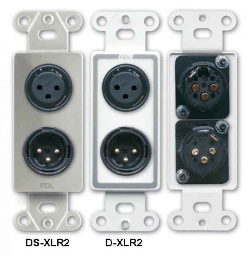 Plate with single 3-Pin XLR
