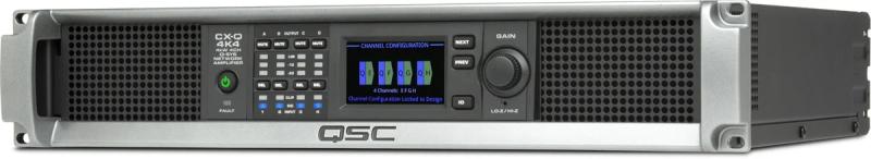 4-Channel 1000W/CH Q-SYS netwo