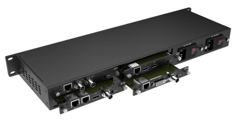 1RU-4CH redundant power rackmo
