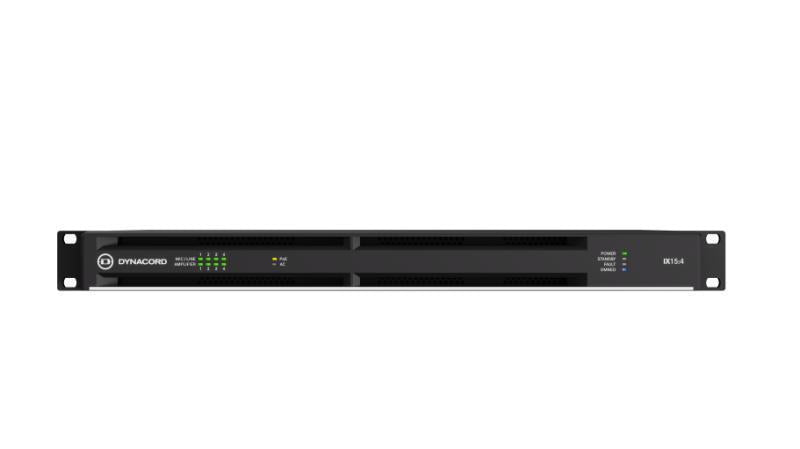 4-channel networked DSP amplif