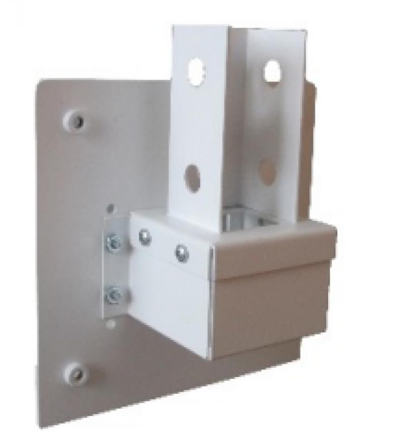 White Finish Unistrut Back Pla