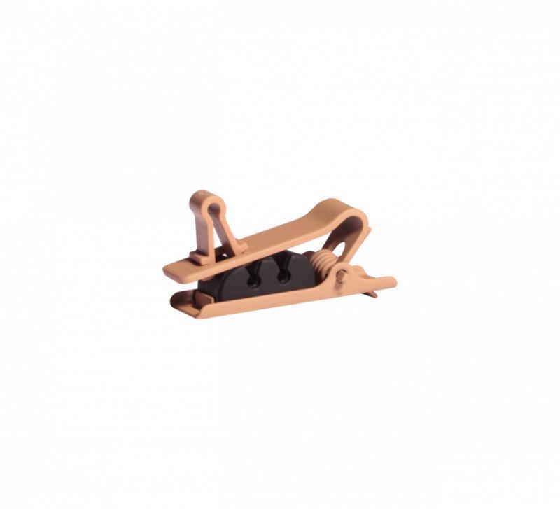 Single  Mount Cocoa Tie Clip,
