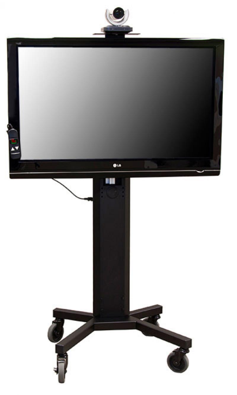 S 55" FP Floor Mt Lift Black