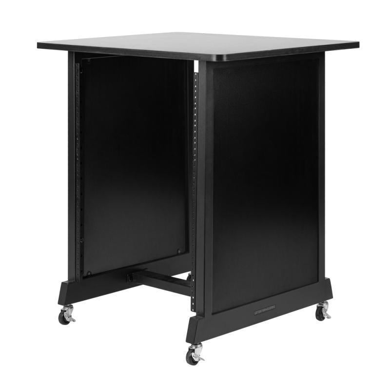 14U Wood Rack Cabinet with Cas