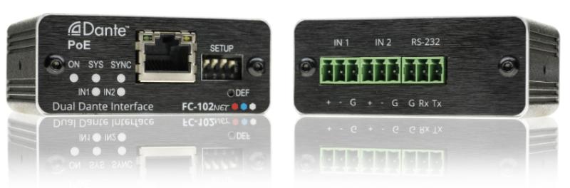 2Channel Dante Encoder & PoE